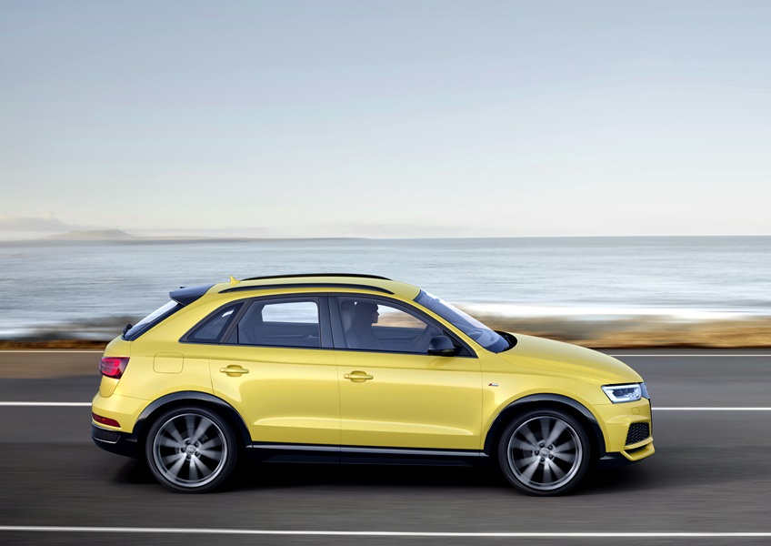 Audi Q3 2.0 TFSI Dynamic photo, Colour: Tukan Yellow